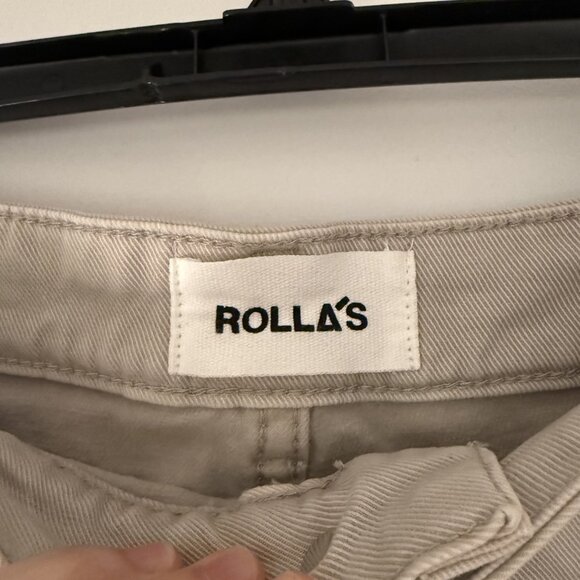 ROLLA'S - Cream Straight Leg Jean (Size 29 - fits like US 6) - Picture 3 of 5
